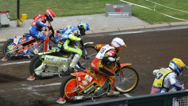 Václav Milík (16) na startu jedné z jízd při loňské GP na Markétě. Václav Milík (16) na startu jedné z jízd při loňské GP na Markétě.