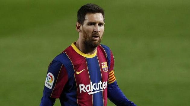 Barcelonský Lionel Messi během utkání s Elche. Barcelonský Lionel Messi během utkání s Elche.