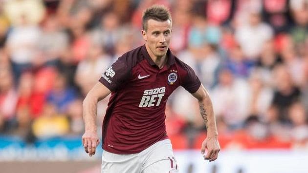 Lukáš Mareček během derby na Slavii. Lukáš Mareček během derby na Slavii.