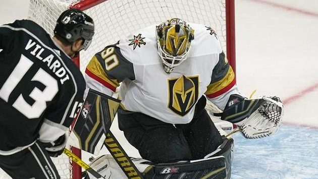 Švédský gólman Vegas Robin Lehner Švédský gólman Vegas Robin Lehner