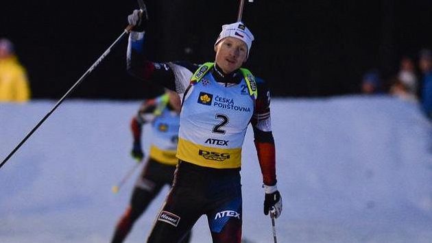 Na snímku je vítěz supersprintu Ondřej Moravec. Na snímku je vítěz supersprintu Ondřej Moravec.