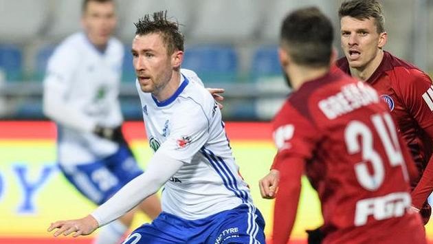 Jaromír Zmrhal z Mladé Boleslavi během utkání se Sigmou Olomouc. Jaromír Zmrhal z Mladé Boleslavi během utkání se Sigmou Olomouc.