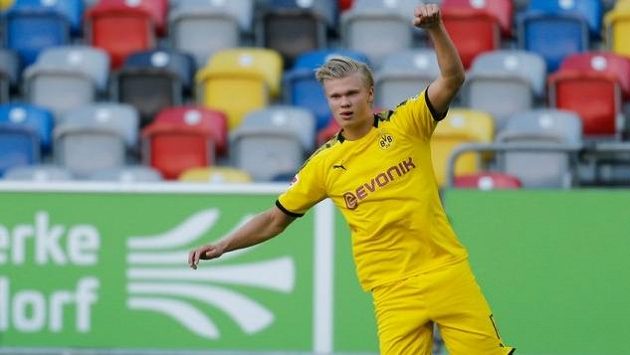 Erling Haaland zajistil Dortmundu výhru v páté minutě nastavení Erling Haaland zajistil Dortmundu výhru v páté minutě nastavení
