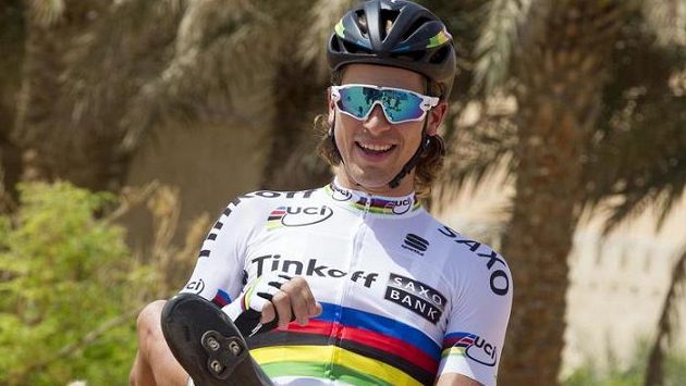Cyklistický mistr světa Peter Sagan. Cyklistický mistr světa Peter Sagan.