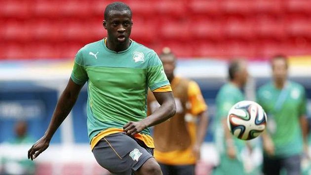 Záložník Pobřeží Slonoviny Yaya Touré. Záložník Pobřeží Slonoviny Yaya Touré.