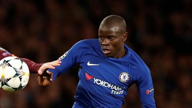 Záložník Chelsea N'Golo Kanté. Záložník Chelsea N'Golo Kanté.