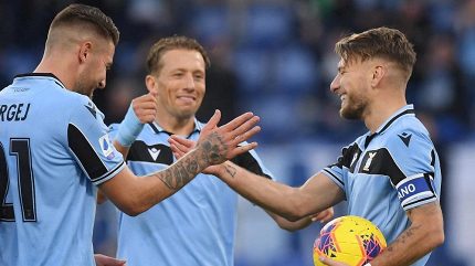 Lazio vyhrálo pojedenácté v řadě a ztrácí tři body na Juventus