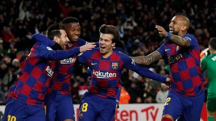 Barcelona rozhodla úchvatným gólem, Setién mluvil o pozoruhodném výkonu