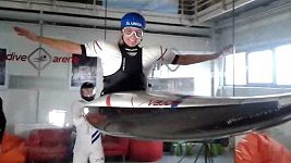 Olympionici si vyzkoušeli vzduchový tunel Olympionici si vyzkoušeli vzduchový tunel